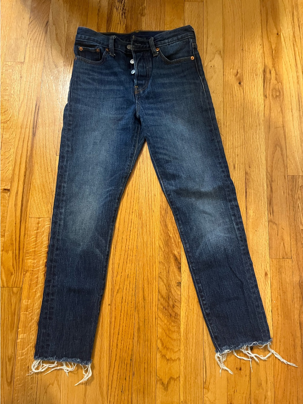 Levi's Women's Dark Blue Boyfriend Jeans